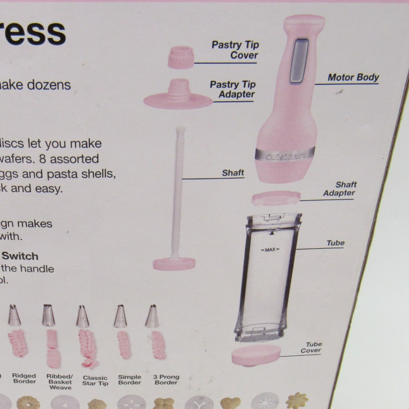 Cuisinart CCP-10 PINK SERIES Electric Cookie Press - TESTED & WORKING; READ gallery