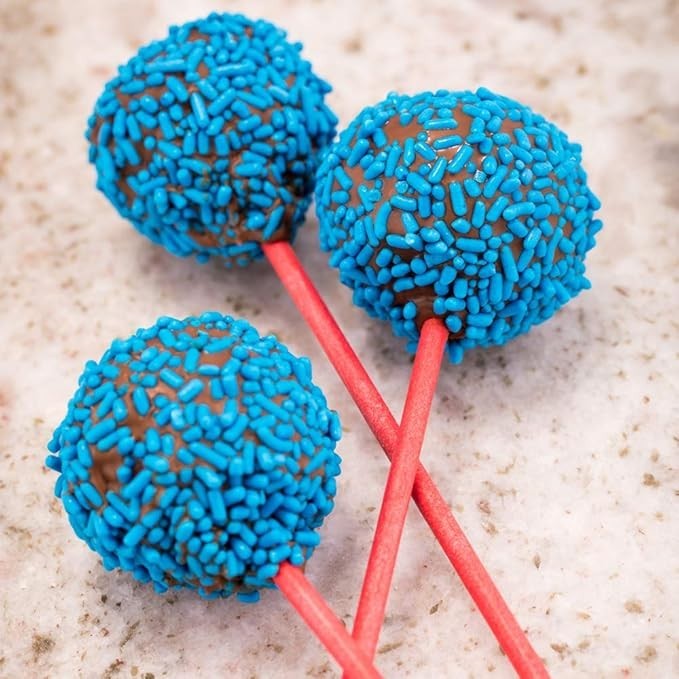 Restaurantware Pastry Tek 5.9-Inch Red Paper Cake Pop & Lollipop Sticks (100 Cou