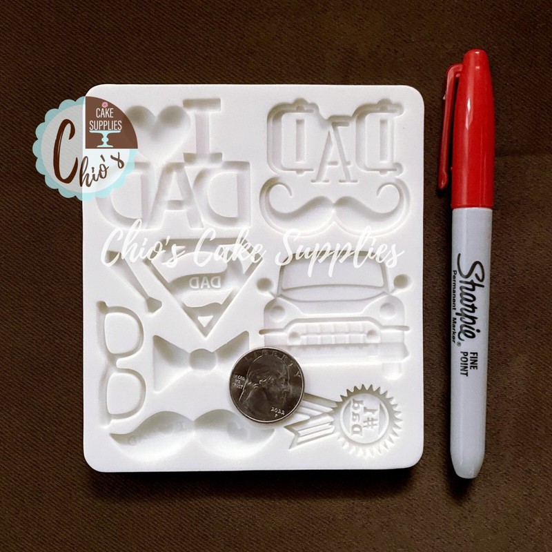 Super Dad, I love DAD / Father's Day Silicone Mold gallery