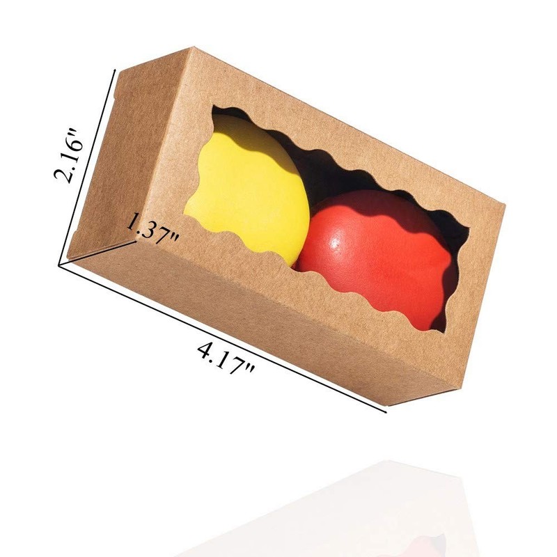 35 pcs 4.17x2.16x1.37 inches small treat boxes with window candy box bakery gallery