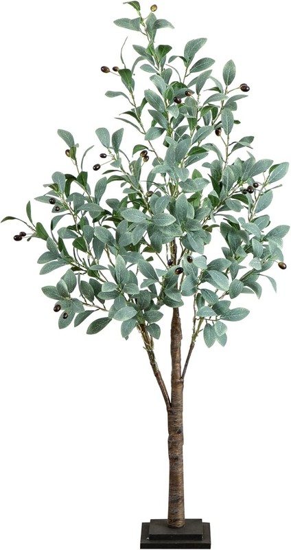 4-FT Artificial Fruiting Olive Tree with 150 Warm White LED
