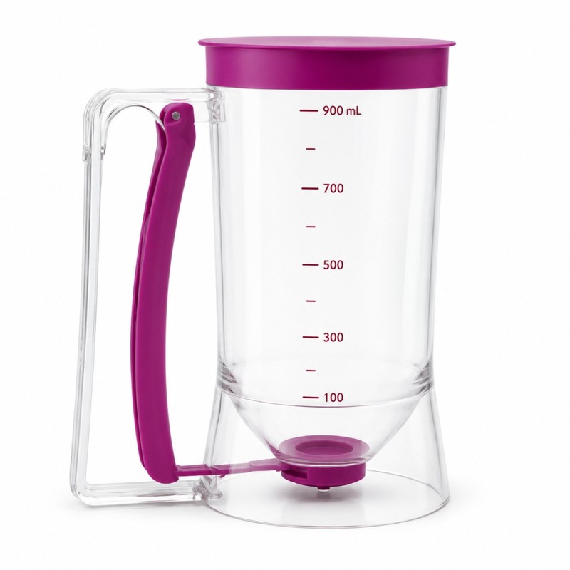 900ML Batter Dispenser Cupcake Pancake Muffin Kitchen Measuring Baking Mix Tools
