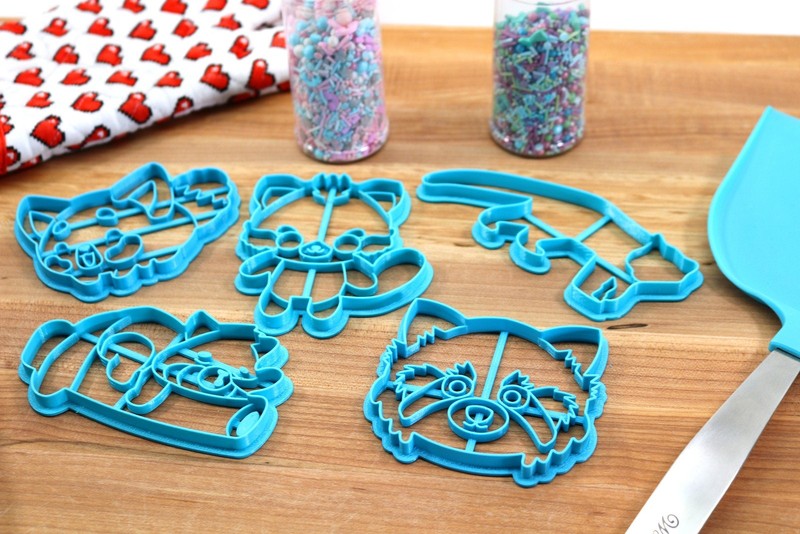 Cute Red Panda Cookie Cutters - Red Panda Outline, Red Panda Face, Red Panda gallery