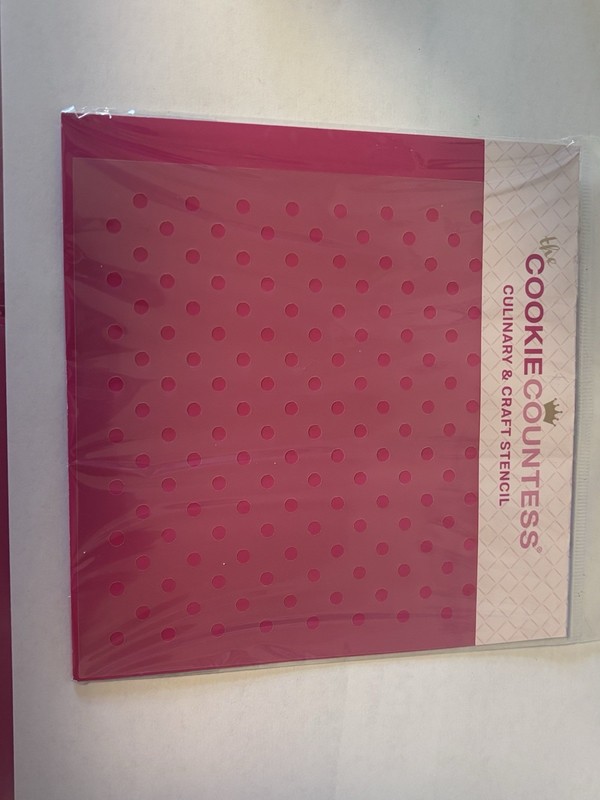 Polka Dot The Cookie Countess stencil- New In Bag gallery