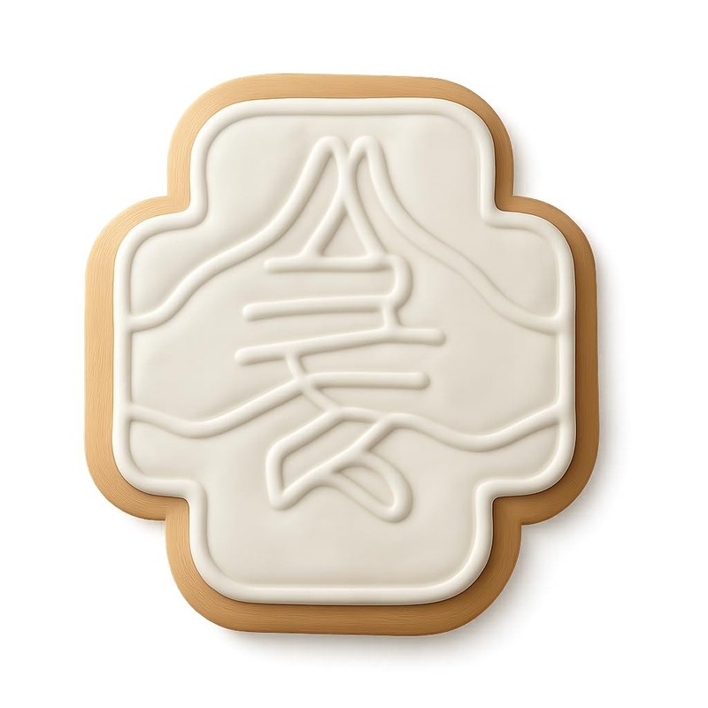 Multi Shadow Clone Sign Cookie Cutter & Stamp, Fondant & Clay – 4×4