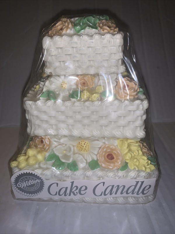 Wilton Basketweave Cake Candle