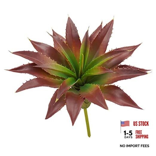 Succulents Plants Artificial, Large Fake Succulents Flowers 1 Red&green
