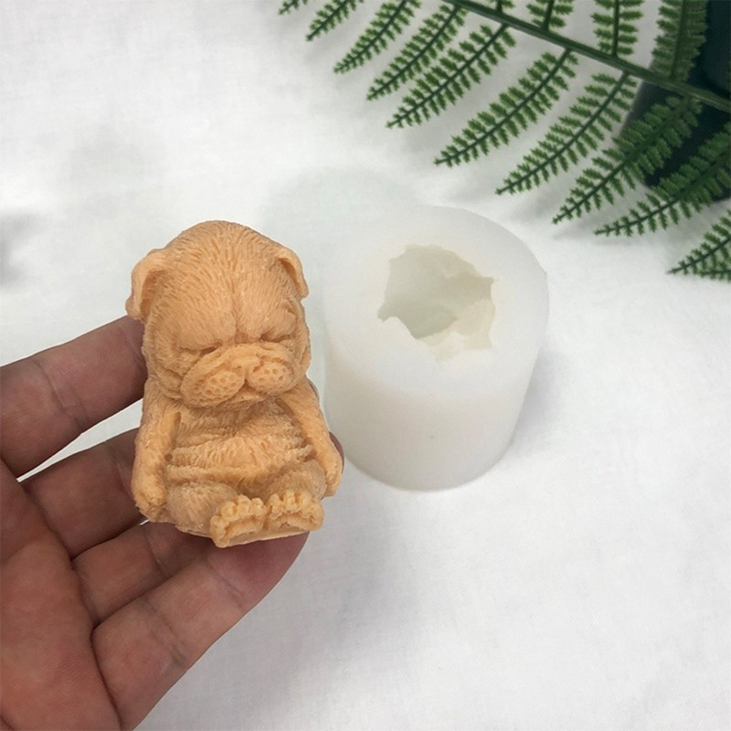 Sitting Dog Silicone Mould Reusable Chocolate Cake Decorative Resin Mold Art DIY gallery