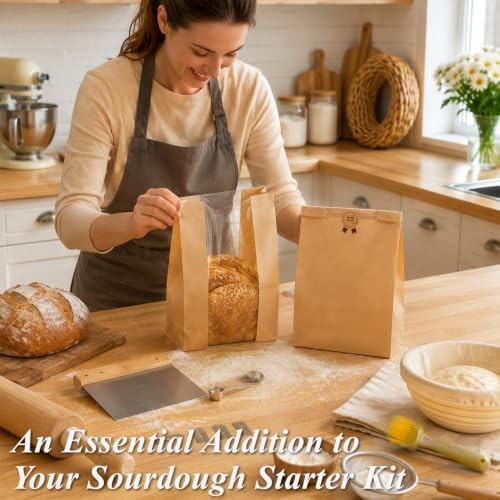 30 Pcs Sourdough Bread Bags for Home Made Bread 30 Pack Regular Sticker gallery