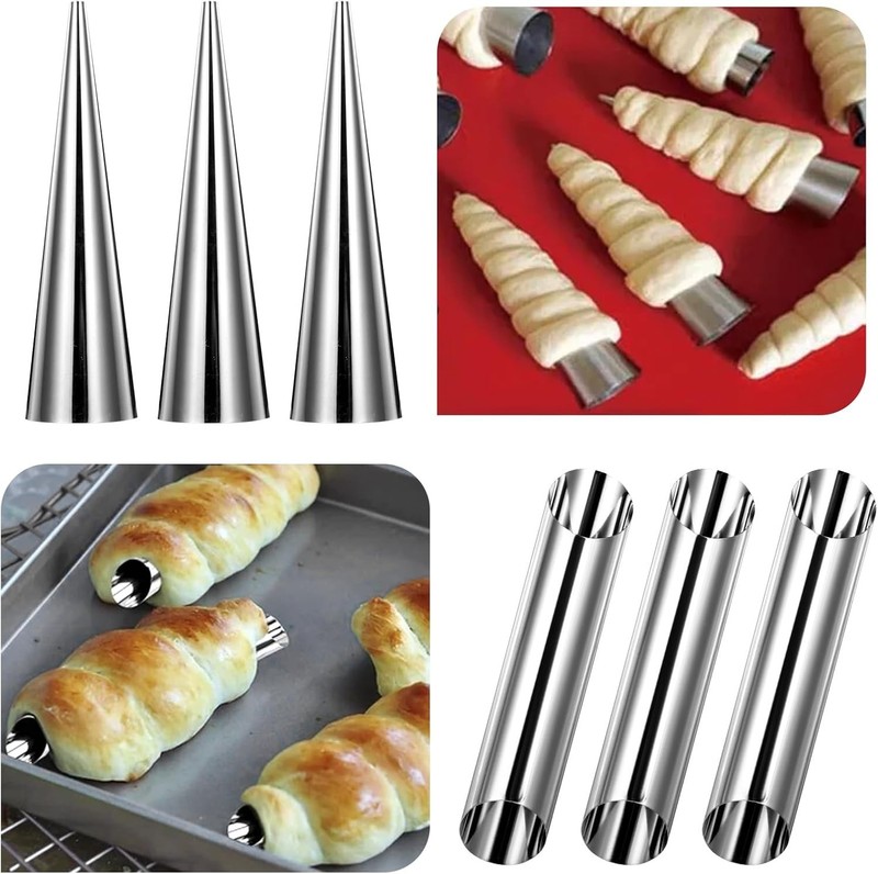 21 Pcs Cream Horn Mold Kit, Non-stick Stainless Steel Cream Horn Molds For Ba... gallery