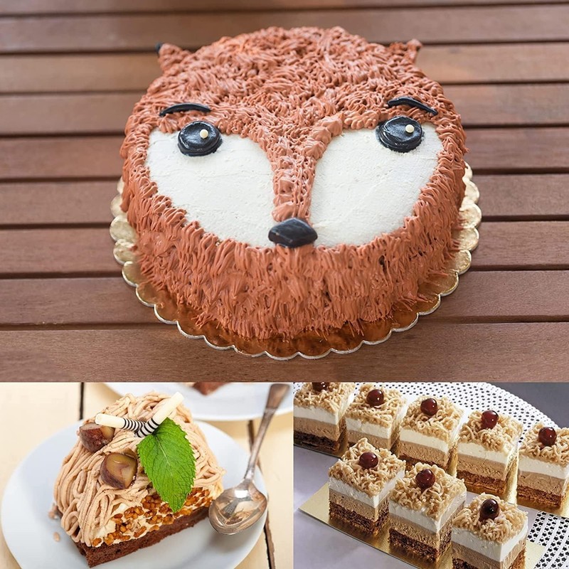 Versatile Grass Piping Tips for Perfect Cakes & Cupcakes - 3 Durable Tips gallery