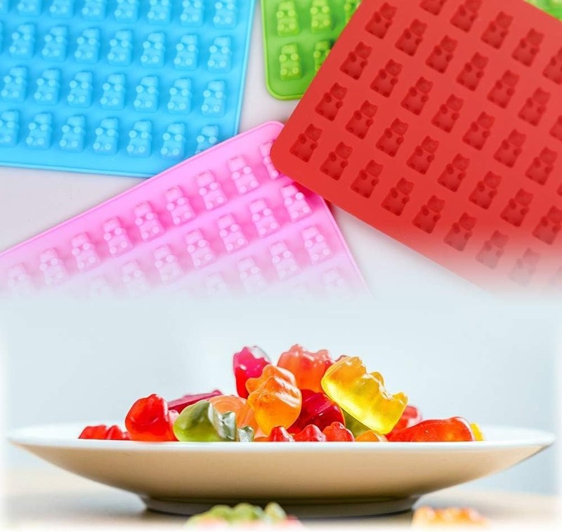 Silicone Gummy Bear Mold Set with Precision Droppers - Creative Candy Making gallery