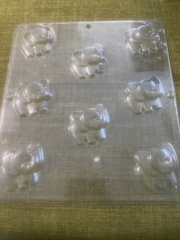 Baby Elephant Bite Size Chocolate Candy Mold 1334 Baby Shower Favor/Cupcake