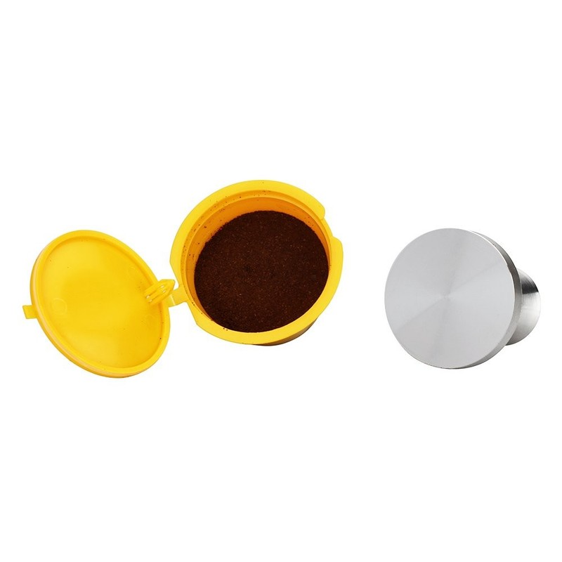 RECAPS Stainless Steel Espresso Coffee Tamper Filling 50mm*21mm*41mm, Silver gallery