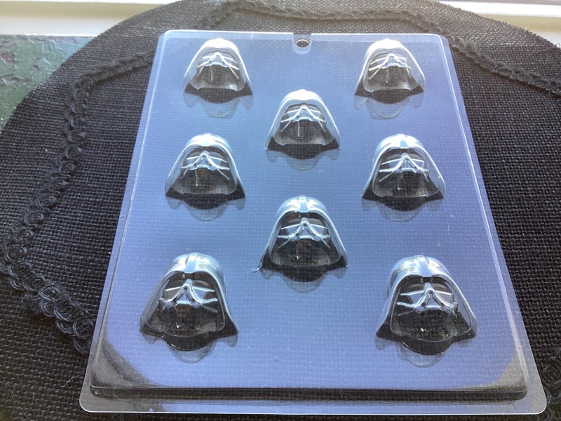 Star Wars Darth Vader Candy Chocolate Mold 8 Molds on the sheet Cake Decorations gallery