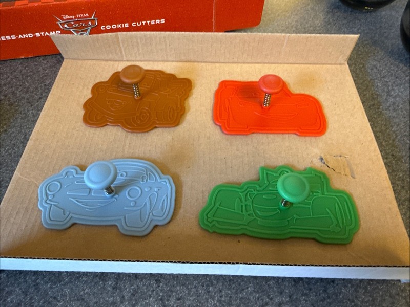Disney Pixar Cars 2 Cookie Cutters Press & Stamp Set of 4 Williams-Sonoma gallery