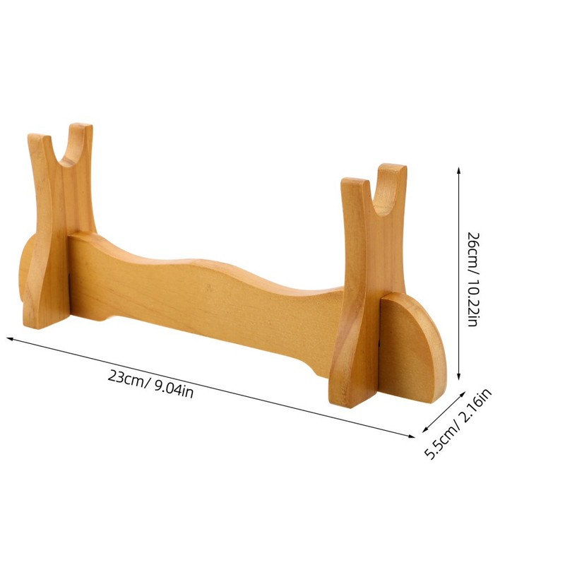Wooden Rolling Pin Display Rack for Bakery and Kitchen Countertop Organizer gallery