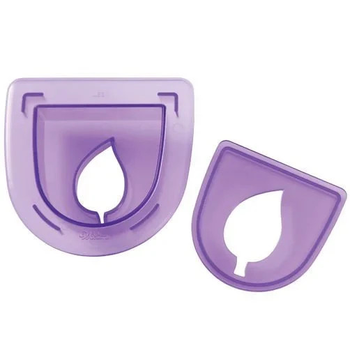 2 Sugar Sheets Cutting Inserts Butterfly and Leaf Fondant Cutter Wilton retired gallery