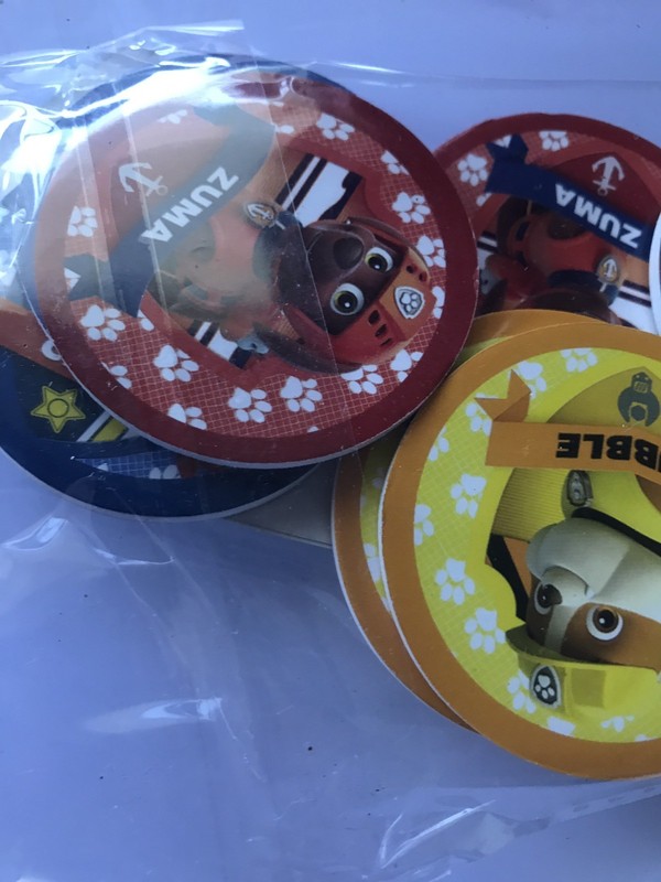PAW PATROL Kid Birthday Party Cupcake Muffin Cakes case Decorating Toppers Set gallery