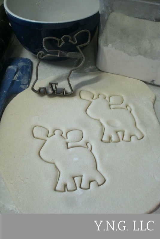 BABY MOOSE OUTLINE WOODLAND CREATURE FOREST ANIMAL COOKIE CUTTER USA PR3639 gallery