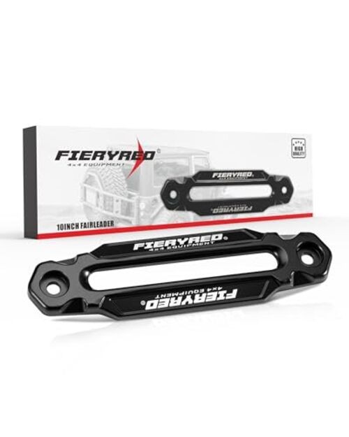 Winch Hawse Fairlead 10 Inch Aluminum Fairlead for Synthetic Rope, Suitable gallery