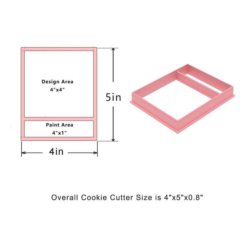 Cookie Cutter & Stencil Set for Royal Icing - Paint Your Own Cookies, Bakery Kit gallery