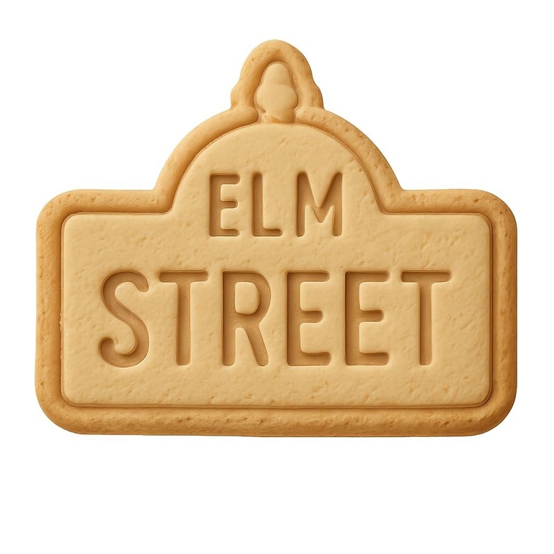 Victorian Elm Street Cookie Cutter & Stamp, Fondant & Clay – 4×3″