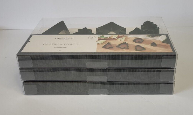 3 Sets - Threshold Cookie Cutter Set - Christmas Trees 5 Pieces per Pack Holiday gallery