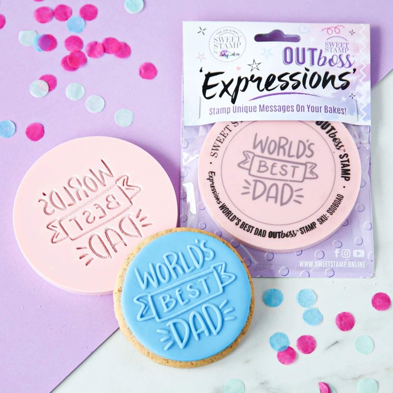 Sweet Stamp by Outboss Plastic Expression Stamp, World's Best Dad gallery