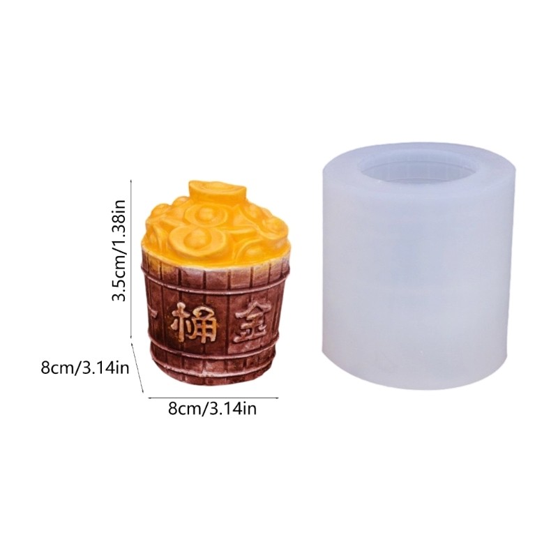 Multipurpose Silicone Mold in Yuanbao Design for DIY Soap Resin Art gallery