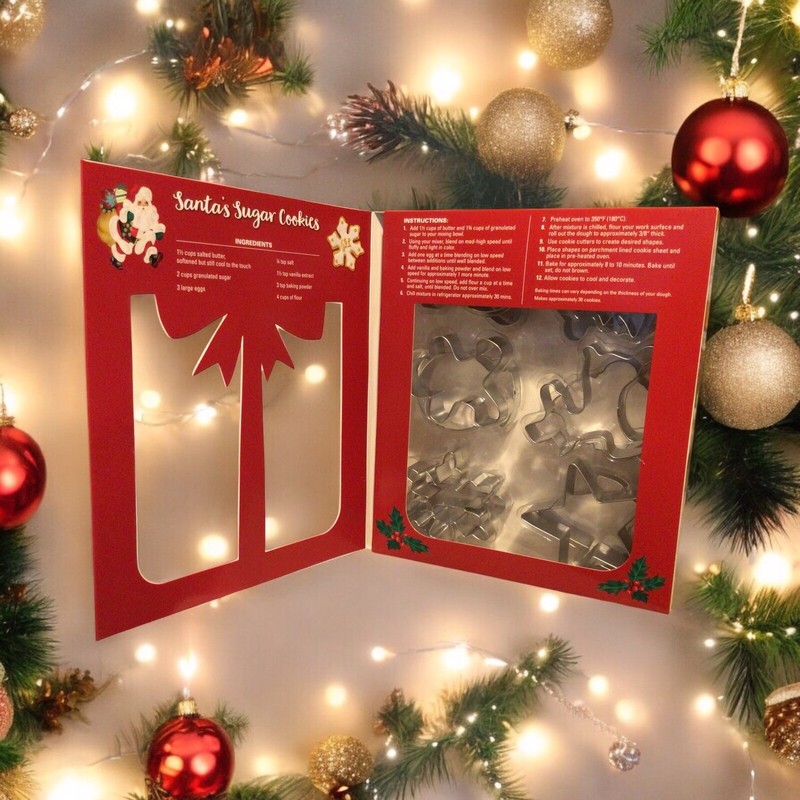 NEW Christmas Cookie StoryBook set - 12 cookie cutters by Celebrate IT gallery