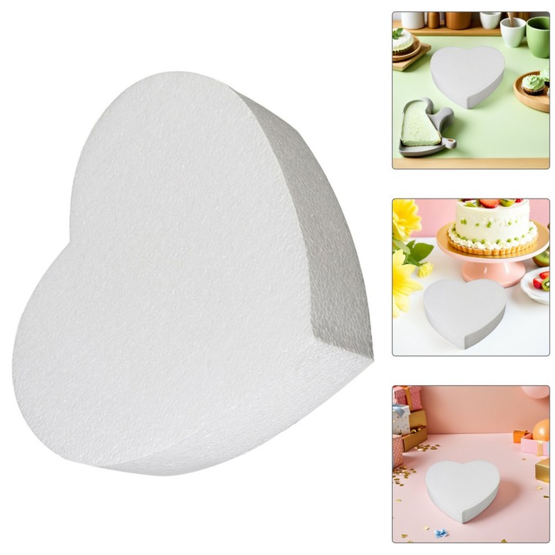 Valentine's Day Cake Mold Fake Display Model Foam Decorating Centerpiece Dummy gallery