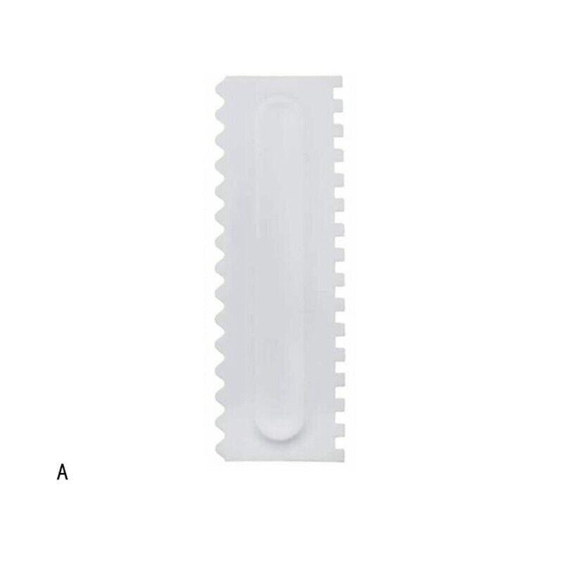 Cake Decorating Comb Scraper Cutting Smoother Icing Baking Cake Fondant Tool
