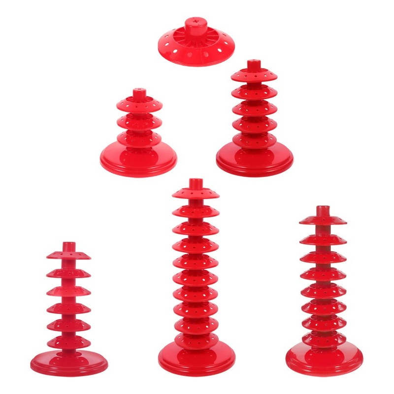 6 Pcs Candy Display Stand Cake Pop Holders Stands Dessert Riser Rack