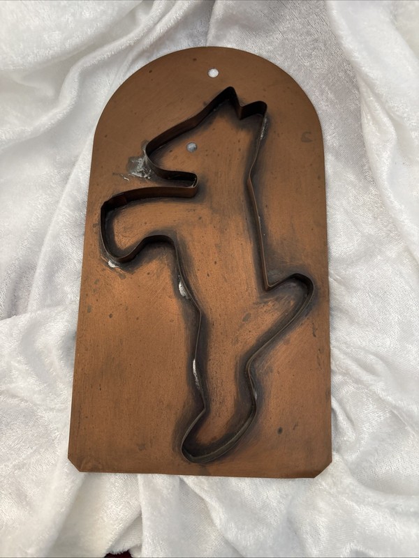 Pfaltzgraff Copper Cookie Cutter Ginger Dog Village Coppersmith USA Scottie gallery