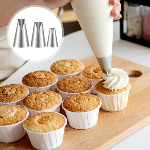 3 Pieces V-shaped Piping Tips Set, Russian Piping Tip Set, Cake Decorating gallery
