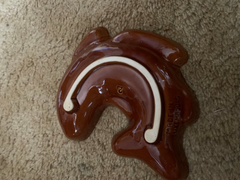 Vintage Ceramic Fish Pudding / Jello / Cake Mold Mould - Made in Luxembourg VGC gallery