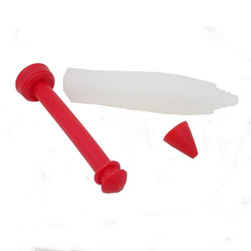 2 Pack Silicone Cake Writing Pen Cookie Cream Pastry Chocolate Decorating Pen gallery