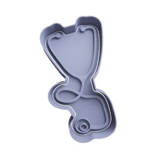 Stethoscope Medicine Cookie Cutter Fondant Biscuit Baking Tool