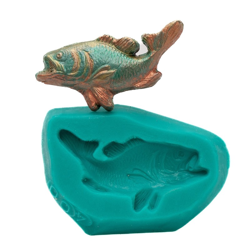 Fish Silicone Mold Food Safe Chocolate Fondant Jewelry Mold Clay Resin (400) gallery
