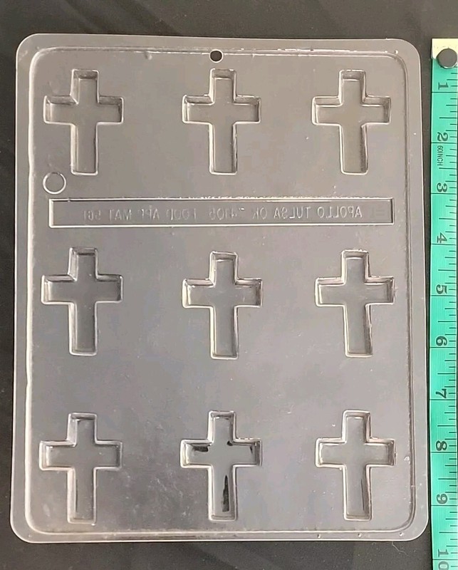 Apollo 561 Easter Religious Communion Lent Cross Chocolate Candy Mold gallery