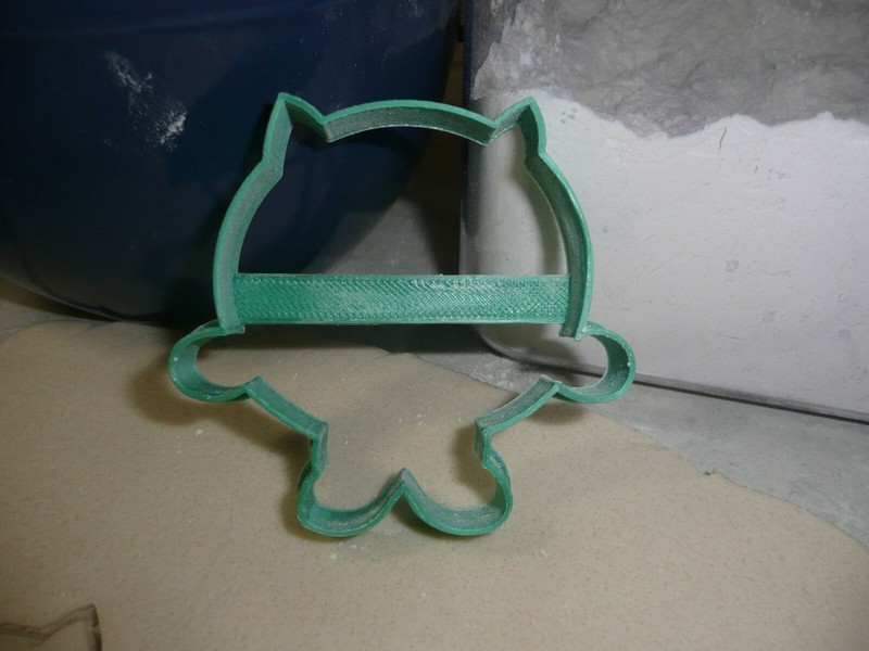 MIKE OUTLINE ONE EYED GREEN MONSTER CARTOON CHARACTER COOKIE CUTTER USA PR3223 gallery