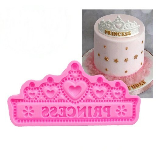 m STAMPO PRINCIPESSA IDEA COMPLEANNO DECORAZIONE TORTE CIOCCOLATO DOLCI BISCOTTI