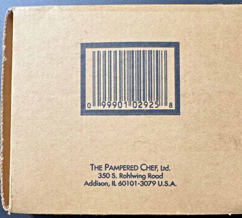 Pampered Chef 2001 Hospitality Heart 6" Clay Cookie Mold Press New in Box gallery