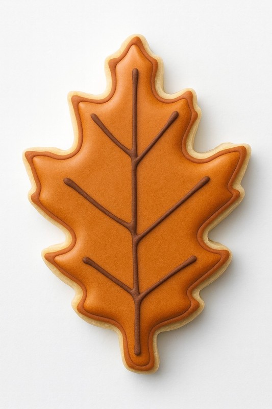 Oak Leaf 5'' Cookie Cutter Metal Fall Leaves Halloween Autumn Thanksgiving gallery