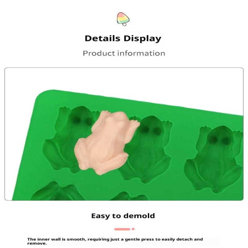 3D Frog Silicone Molds Fondant Candy Chocolate Mould Passover Frog Jello Plaster gallery