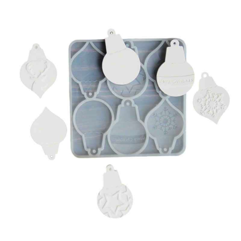 Windowed Christmas Silicone Molds for Personalize Crafting Supplies