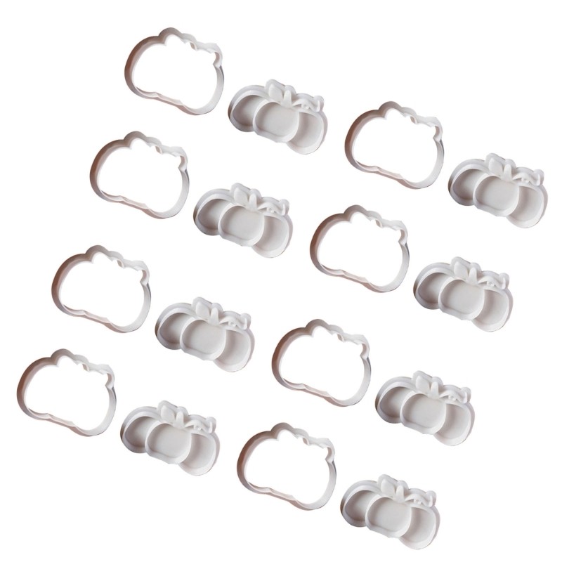 Pack of 8 Halloween Biscuit Molds Cookie Molds Cats Shape Biscuit Cutter