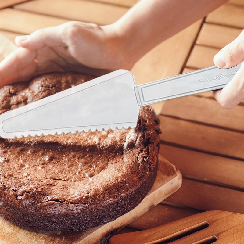 12 Pcs Disposable Plastic Cake Cutter Cake Pie Server Cutter Slicer Pizza Pastry gallery