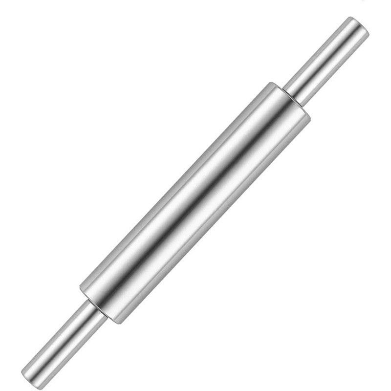 Heavy Duty Stainless Steel Rolling Pin Baking Dough Cookies Pizza Tortillas New gallery